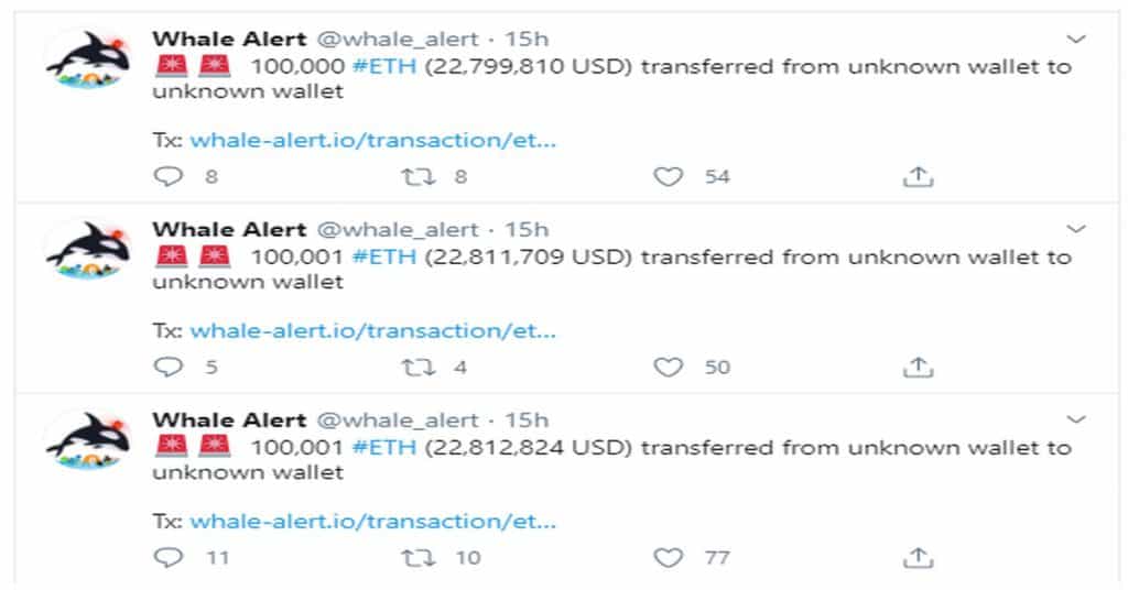 Ethereum (ETH): whale transacties verklaren groei
