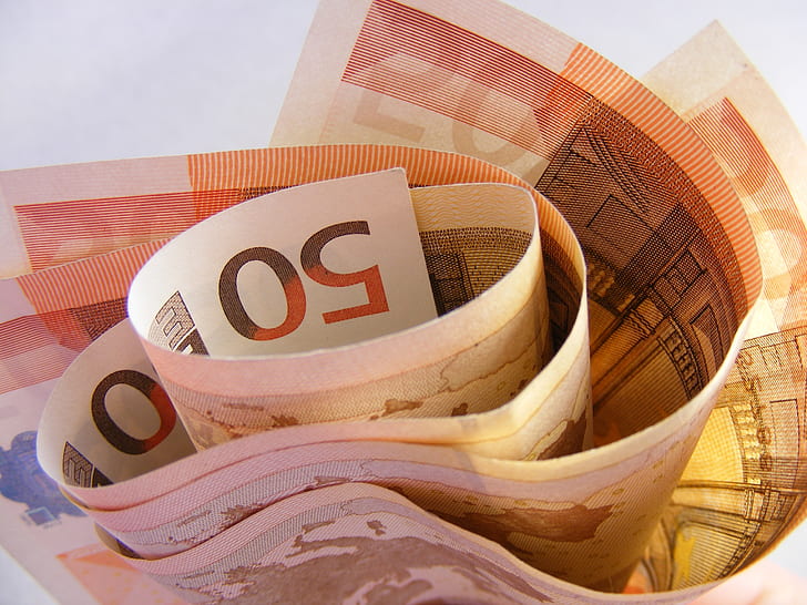 money euro cash
